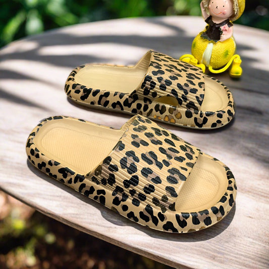 Cloud Pillow EVA Slippers - NEW Trendy Leopard Sandals